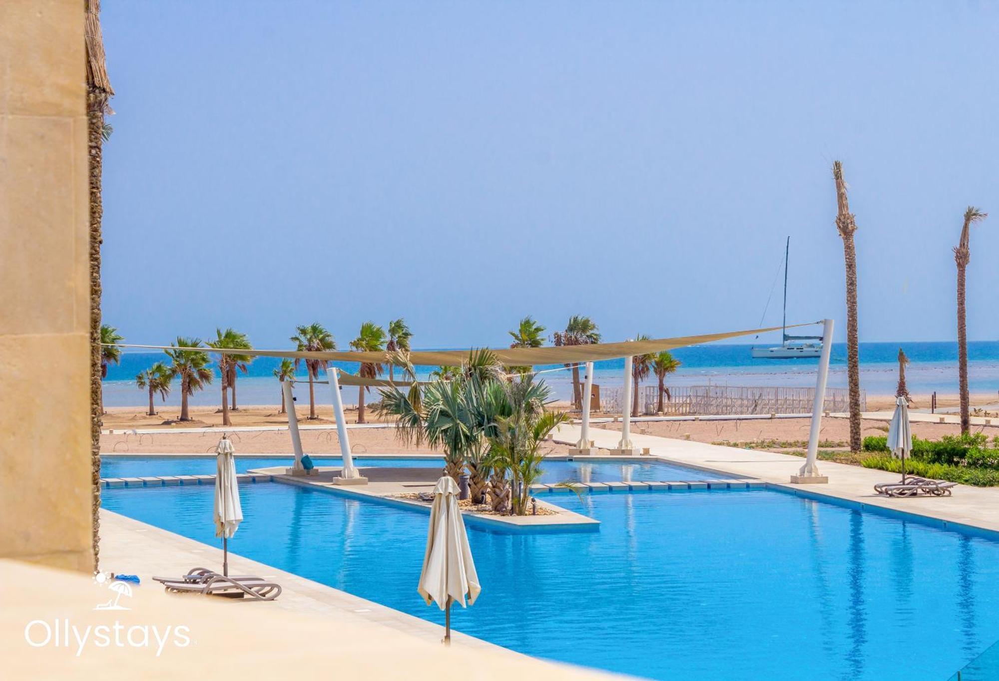 Ollystays Mangroovy Seaview 1Br Beach And Pool Free Access Хургада Экстерьер фото